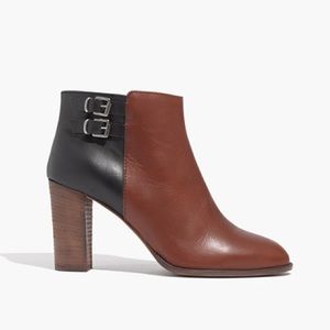 Madewell 1937 Reid Two Tone Ankle Boots